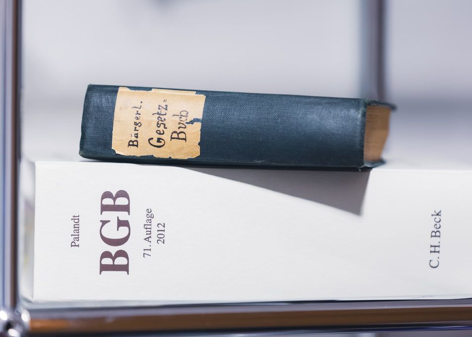 Aufnahme vom Bürgerlichen Gesetzbuch
